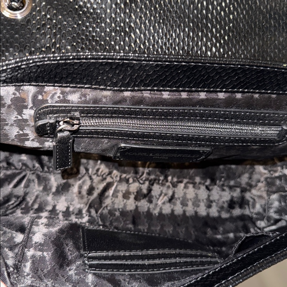 Karl Lagerfeld Paris Agyness Convertible Shoulder Bag - Picture 9 of 10